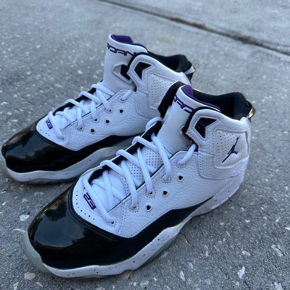 Nike Air Jordan B'Loyal Shoe "Space Jam" 315317-115 White Black Men's Size 8.5 - Picture 8 of 9
